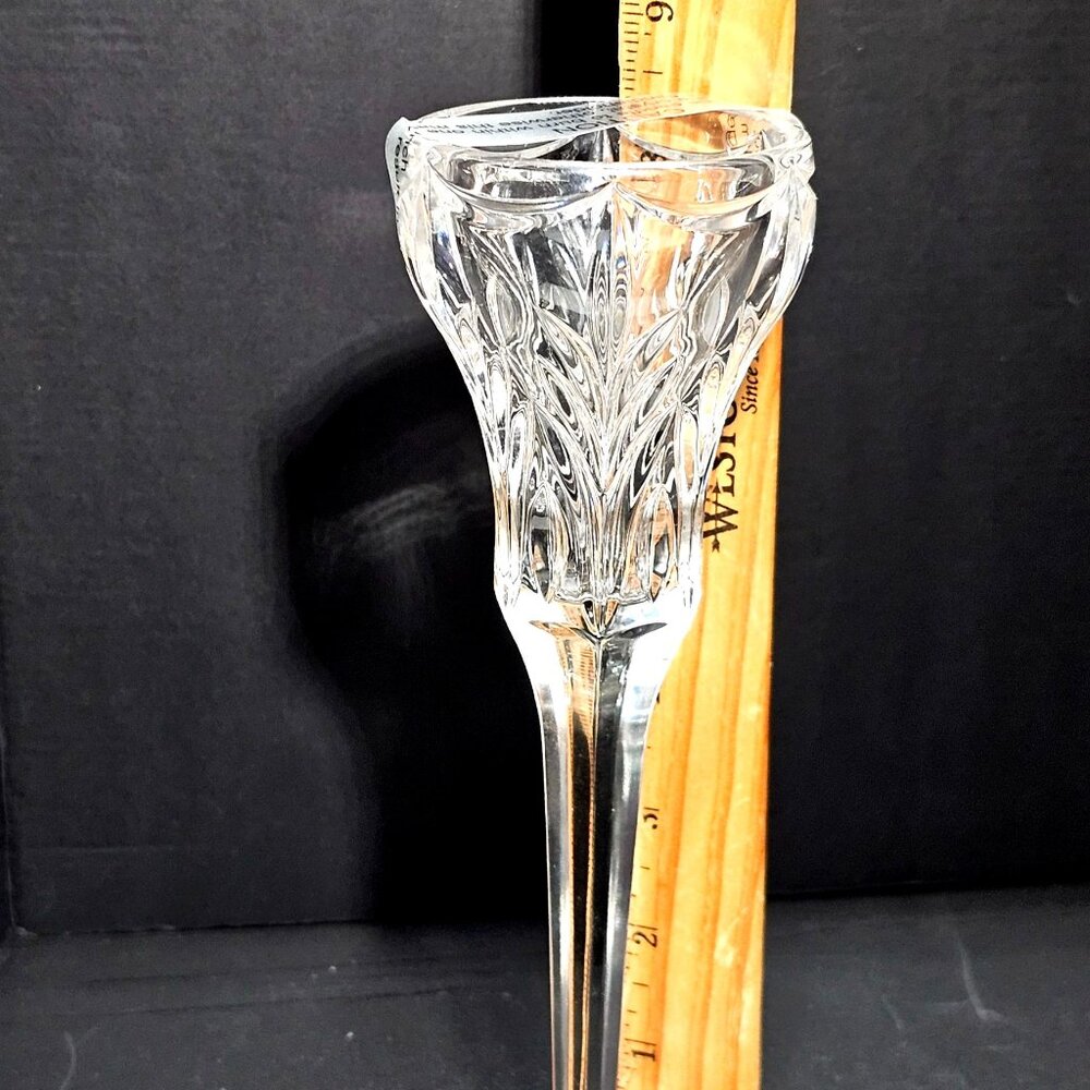 Waterford Crystal Canterbury Candlestick 8.5" Marquis Collection vtg luxury glam - Picture 6 of 8